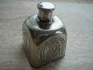 Flacon Du Parfum.95% Etain.Vide. Petite Boite. Perfume Bottle. Parfum Flasche.Zinn.Tin. Parfumflesje 95% Tin. - Miniature Bottles (empty)