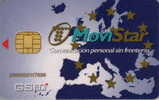 # Carte A Puce Gsm Espagne - Movistar 3   - Tres Bon Etat - - Telefonica