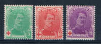129-131 CROIX ROUGE XXX (MNH) - 1914-1915 Rode Kruis