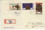 Carta,certificada, VALTICE 1978 , Checoslovaquia, Cover, Letter, - Lettres & Documents