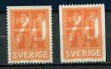 Suède ** N° 557  557a - Association Européenne De Libre-échange - Unused Stamps