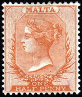 MALTA..1882..Michel # 3 A...MLH...MiCV - 40 Euro. - Malta (...-1964)