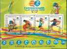 Error,rare Stamp,red Colour Shifted,tiger,badminton,wrestling,athletics,commonwealth Games,shooting,tennis,weight,india - Neufs