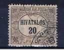 H+ Ungarn 1921 Mi 2 Dienstmarke - Dienstzegels