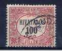 H+ Ungarn 1921 Mi 4 Dienstmarke - Officials