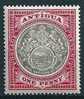 Antigua & Barbuda  1903   Kolonie-Siegel  1 P Rot/schwarz  Mi-Nr.17  Falz * / MH - 1858-1960 Colonia Británica