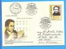 Louis Braille MOLDOVA  / MOLDAVIE Postal Stationery Cover 2010 - Handicaps