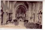 77 Chateau Landon - Intérieur De L'Eglise Notre Dame - Drapeaux Français Aux Murs - Chateau Landon