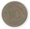 @Y@   Duitsland    1949     10   Pfennig     F   ( D12 ) - 10 Reichspfennig