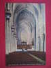 Durham NC-- Interior View The Chapel , Duke UNIV,   Linen  1949 Cancel---------------------------------(ref 109) - Durham