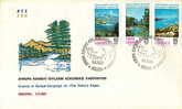 1983 Conseil De L'Europe  Campagne Des Berges FDC Non Adressé - FDC