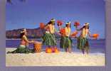 Etats-Unis - Hula Dancers On The Shores Of Waikiki Beach - Honolulu