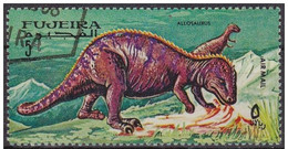 Fujeira 1968 Michel 256A Sello * Animales Prehistoricos Allosaurus Correo Aereo Yvert 78-E Fuyaira Fujairah Stamps - Fujeira