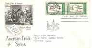 USA. FDC. AMERICAN CREDO 1961 - 1961-1970