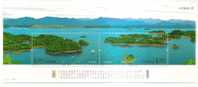 China 2008-11m Scenery On The Qiandao Lake Stamps S/s Bird Island Ship - Agua