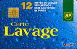 # Carte A Puce Portemonnaie Lavage Mobil 13 - Mobil/BP 12u So3  - Tres Bon Etat - - Car Wash Cards