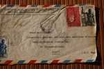 LETTRE >CONGO BRAZZAVILLE COLONIE FRANCAISE >AFRIQUE EQUATORIALE FRANCAISE A.E.F. >TADATE * PARIS CHAMP ELYSEES  P/AVION - Cartas & Documentos