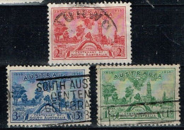 Australie - 1936 - Y&T N° 107 à 109 Oblitérés - Gebraucht