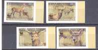 2009.Tajikistan,  WWF,  Bukhar Deer, 4v  IMPERFORATED,  Mint/** - Tajikistan