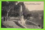 BEDARIEUX - LA PROMENADE ET LE MONUMENT DES COMBATTANTS DE 1870-71 - Carte Vierge Imprimée Vers 1910/14 - Bedarieux