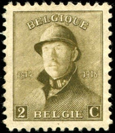 COB  166 (*)  / Yvert Et Tellier N° : 166 (*)  [dentelure : 11½] - 1919-1920 Trench Helmet