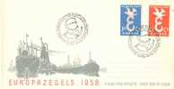 NETHERLANDS 1958 EUROPA CEPT FDC - 1958