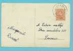 135 Op Kaart Met Postagentschapstempel (Agence) Zonder Datummidden Van * LEUVEN / LOUVAIN 12 * (noodstempel) - Fortune (1919)