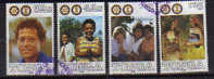 Action Du Rotary International Aux Iles TONGA.  Serie Yv.# 798/801 Oblitérés.  Cote 15.00 € - Tonga (1970-...)