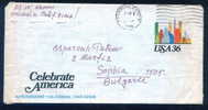 1986 UNITED STATES USA - AEROGRAMME Stationery Entier Ganzsache - BUILDING SKIING Bulgaria Bulgarie Bulgarien AE202 - 1981-00