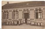 PONTIGNY CARTE PHOTO SORTIE D´ECOLE AVEC ENFANTS ,PHOTO LESPAGNOL,BEAU PLAN A VOIR !!REF 20226 - Pontigny