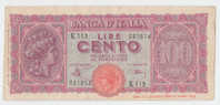 Italy 100 Lire 1944 P 75a 75 A - 100 Lire