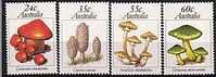 Australie Australia 1981 Yvertn° 742-45 *** MNH Cote 5 Euro Flore Champignons - Mint Stamps