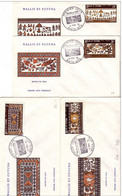 WALLIS Et FUTUNA - 1975 - YVERT N°58/61 Sur ENVELOPPE 1° JOUR De MATA-UTU - FDC