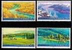 China 2006-16 Hanasy Conservation Nature Stamps Mount Forest Lake Deer River Snow - Agua