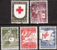 1953 Rode Kruis Zegels NVPH 607 / 611 - Oblitérés