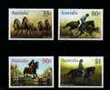 AUSTRALIA - 1986  HORSES   SET  MINT NH - Neufs