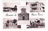 CPSM - Souvenir De BASSE TERRE - 1953 -  Le Marché - L´ Hôtel De Ville - La Cathédrale - Le Cours - Basse Terre