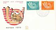 MONACO  1973 EUROPA CEPT FDC - 1973