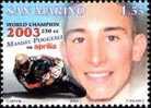 REPUBBLICA DI SAN MARINO - ANNO 2004 - MOTOMONDIALE MANUEL POGGIALI  ** MNH - Unused Stamps