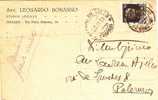 MAZARA / PALERMO - Card / Cartolina Pubblicit. 29.11.1931  "Avv. Leonardo Bonanno " - Imperiale Cent. 30 - Publicity