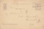 Luxembourg - Carte Postale De 1883 - Entier Postal - Avec Griffe D´annulation - 1882 Allégorie