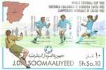 45626)foglio Somalia Serie Camp. Mondiali Di Calcio Spa '82 Da 3 Valori - Nuovo  - Bf11 - Somalie (1960-...)