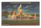 C844 Chicago - Buckingham Fountain By Night - Grant Park - Old Mini Card / Non Viaggiata - Chicago