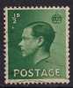 GB 1936 KEV111 1/2d USED GREEN STAMP SG 457 (B315) - Oblitérés