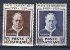 VATICAN 1959 PATTI LATIRANESI CPL ** - Usados