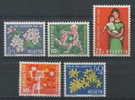 1962 COMPLETE SET PRO JUVENTUTE MNH ** - Ungebraucht