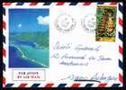 Polynésie Française 1988: N°295 Seul Sur Lettre De Papeete Pour La France Avec Tàd Recette Principale Annexe 1-TTB - Briefe U. Dokumente