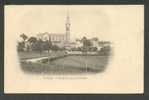 1901 FRANCE, VERNOUX, ROUTE DE SAINT-FORTUNAT, CHURCH , OLD POSTCARD - Vernoux