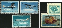 ● ROMANIA 1976 - AEREO - P.A. N. 239 /41 + Vari Usati  - Cat. ? € - Lotto N. 633 /34 - Gebraucht