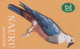 # NAURU 2 Micronesian Pigeon $20   Tres Bon Etat - Nauru